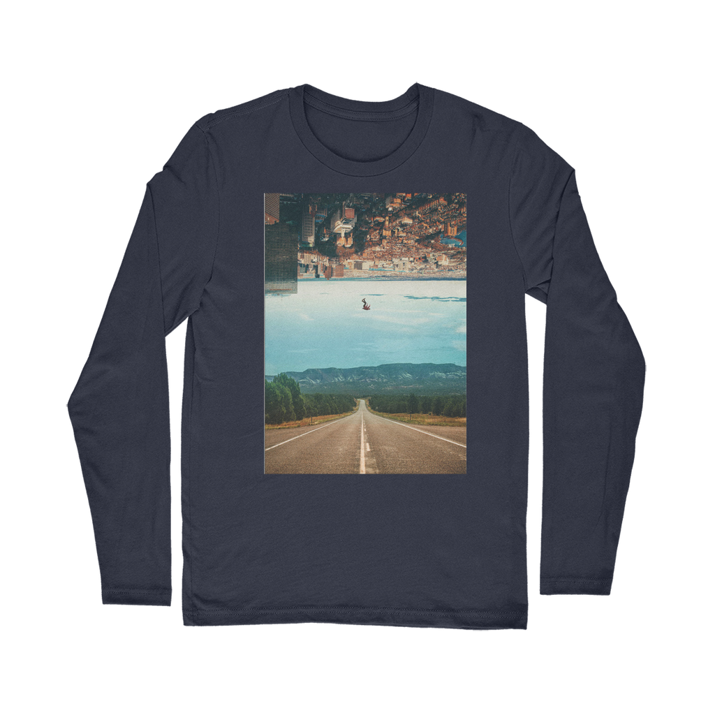 VIRGIN TEEZ Long sleeves T-shirt NAVY / Unisex / S The Dropout Classic Long Sleeve T-Shirt