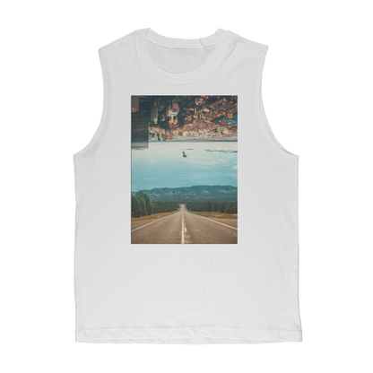 VIRGIN TEEZ Tank Top White / Unisex / S The Dropout Premium Adult Muscle Top