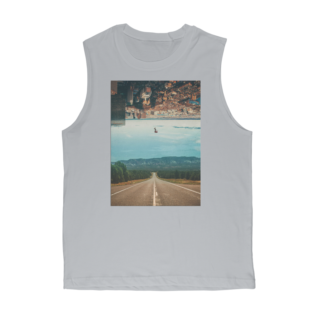 VIRGIN TEEZ Tank Top Light Grey / Unisex / S The Dropout Premium Adult Muscle Top