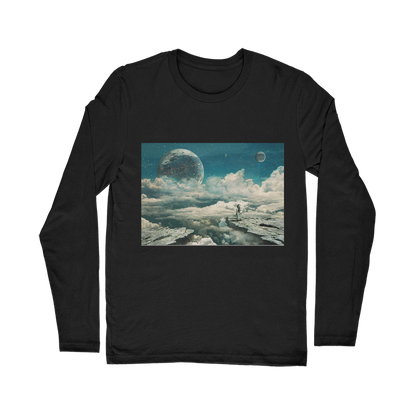 VIRGIN TEEZ Long sleeves T-shirt Black / Unisex / S The explorer Classic Long Sleeve T-Shirt