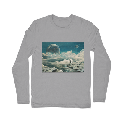 VIRGIN TEEZ Long sleeves T-shirt Light Grey / Unisex / S The explorer Classic Long Sleeve T-Shirt