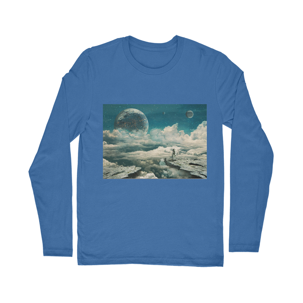 VIRGIN TEEZ Long sleeves T-shirt Royal / Unisex / S The explorer Classic Long Sleeve T-Shirt