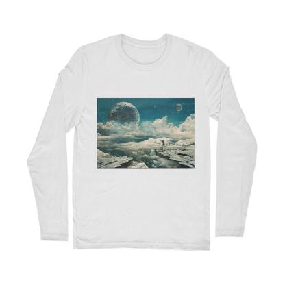 VIRGIN TEEZ Long sleeves T-shirt White / Unisex / S The explorer Classic Long Sleeve T-Shirt