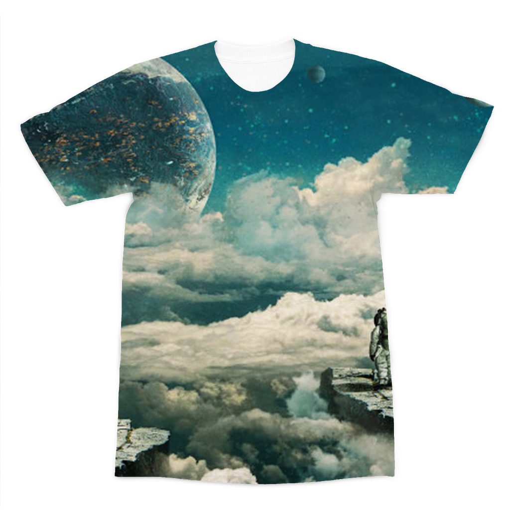 VIRGIN TEEZ Sublimation Men T-Shirt XS The explorer Premium Sublimation Adult T-Shirt