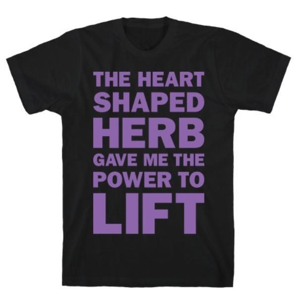 GYM FIT T-SHIRT THE HEART SHAPED HERB T-SHIRT