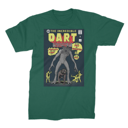 VIRGIN TEEZ Men T-Shirts Dark Green / Male / S The Incredible Dart Premium Jersey Men's T-Shirt