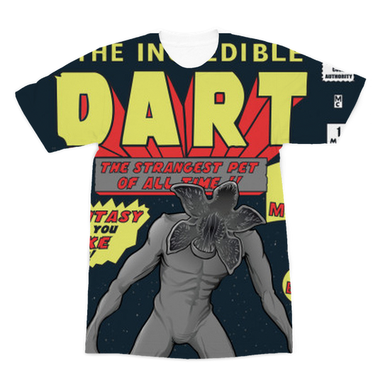 VIRGIN TEEZ Sublimation Men T-Shirt XS The Incredible Dart Premium Sublimation Adult T-Shirt