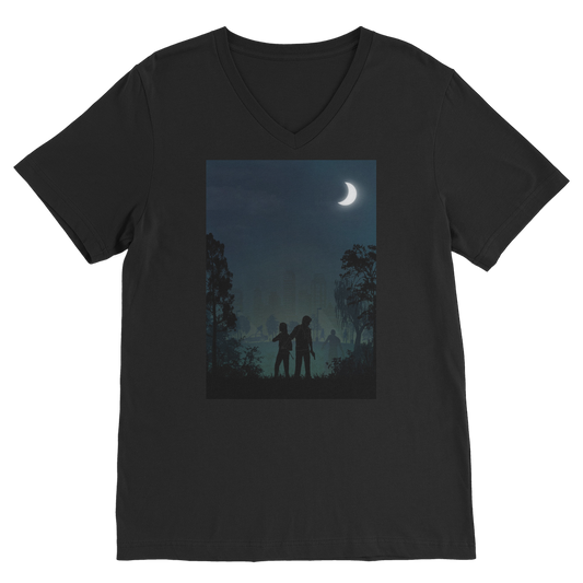 VIRGIN TEEZ Men T-Shirts Black / Unisex / S The Last of Us Classic V-Neck T-Shirt