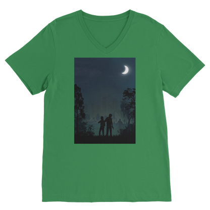 VIRGIN TEEZ Men T-Shirts Kelly Green / Unisex / S The Last of Us Classic V-Neck T-Shirt