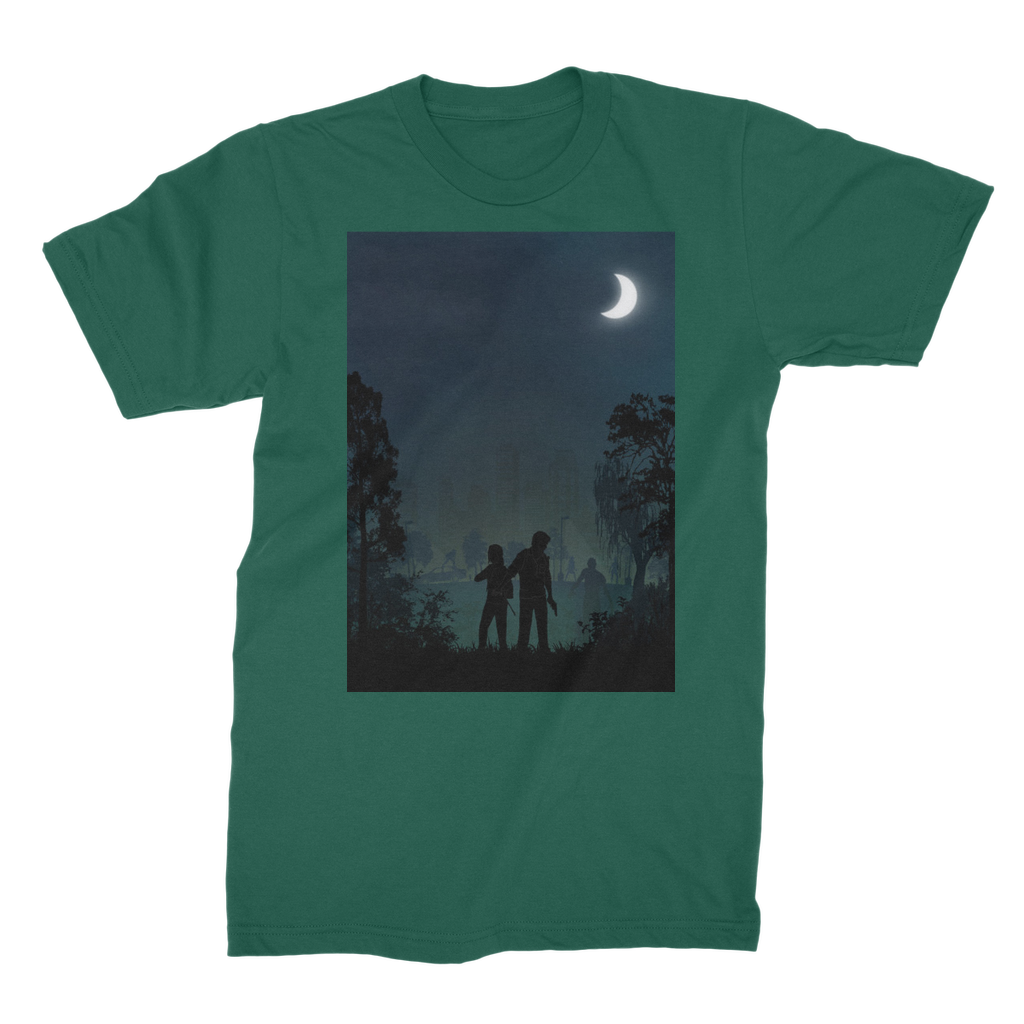 VIRGIN TEEZ Men T-Shirts Dark Green / Male / S The Last of Us Premium Jersey Men's T-Shirt