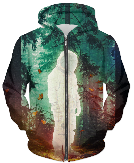 Virgin Teez Sublimation Hoodie The Lost One UNISEX ZIP HOODIE