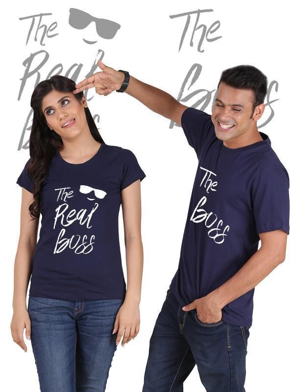 HUM TUM T-SHIRT The Real Boss Couple T-Shirts