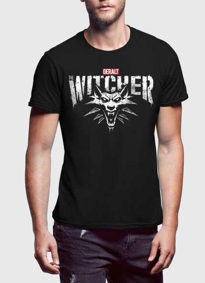 M Nidal Khan T-shirt SMALL / Black The Witcher Half Sleeves T-shirt