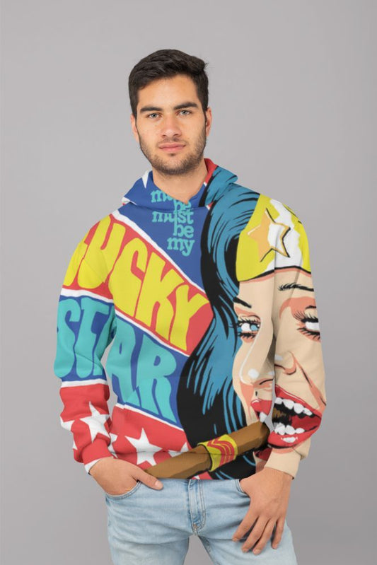 The star UNISEX Sublimation Hoodie