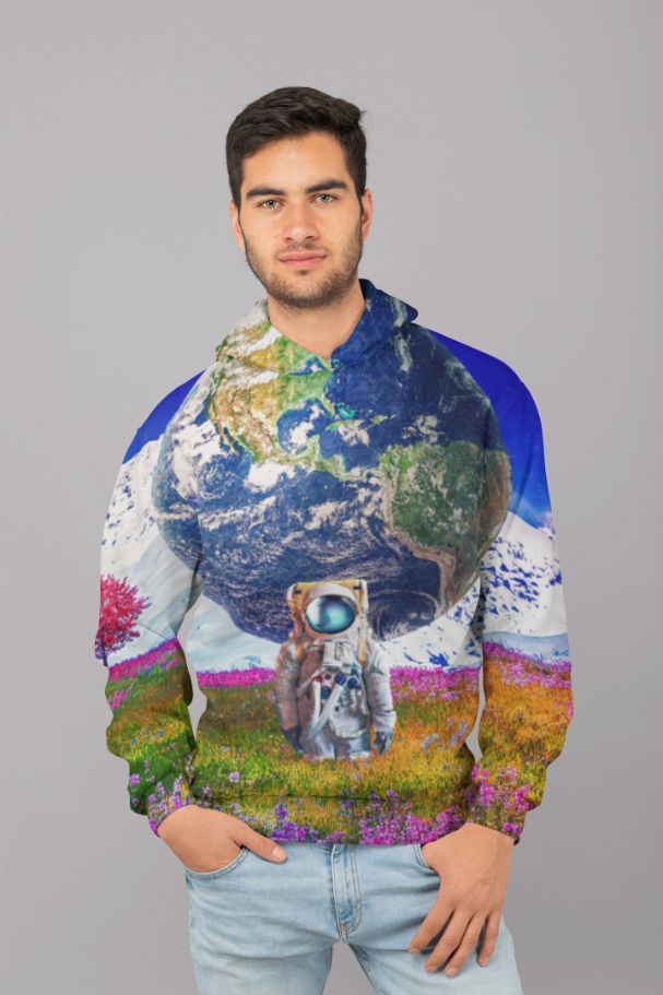 The world behind UNISEX Sublimation Hoodie