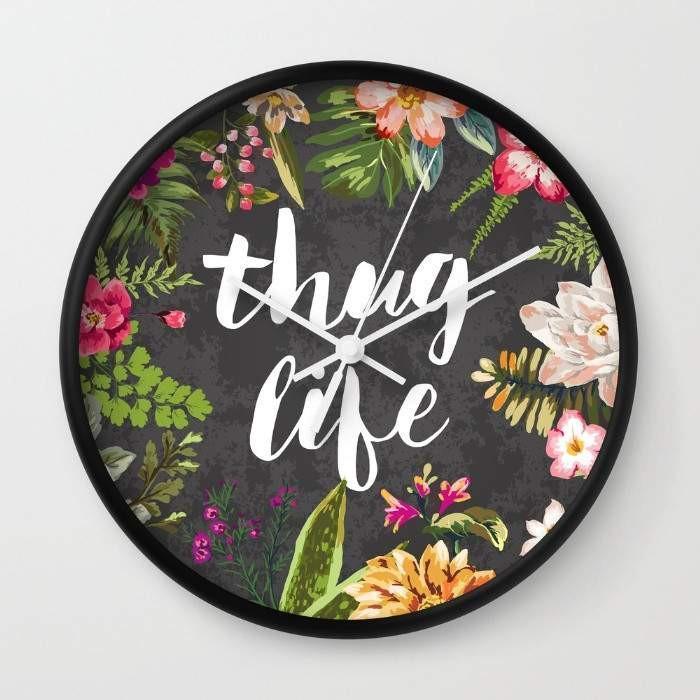 Dany Designs Wall Clock Thug Life Wall clock