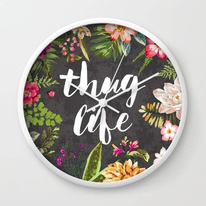 Dany Designs Wall Clock Thug Life Wall clock