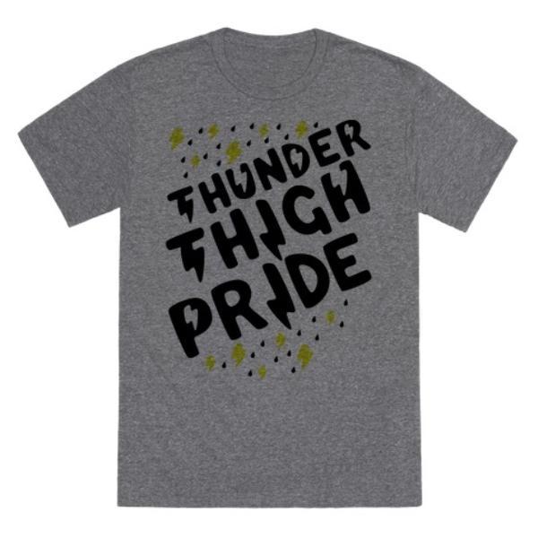 GYM FIT T-SHIRT THUNDER THIGH PRIDE T-SHIRT