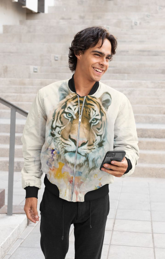 Tiger colors Bomber Jacket