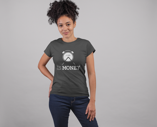 Virgin Teez Women T-Shirt Time Is Money Women T-shirt