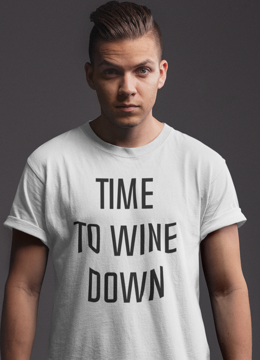 Virgin Teez T-SHIRT Time to Wine Down T-shirt