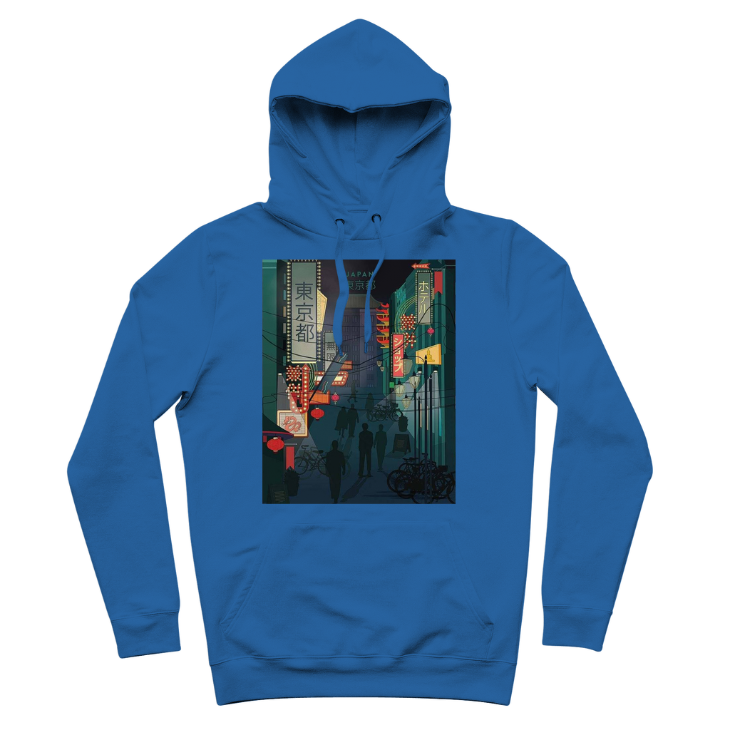 VIRGIN TEEZ Pull Over Hoodie Royal Blue / S 東京都 (Tokyo) Premium Adult Hoodie