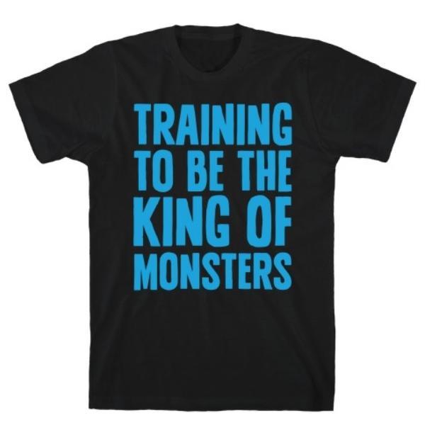 GYM FIT T-SHIRT TRAINING TO BE THE KING T-SHIRT