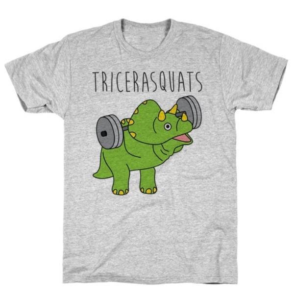 GYM FIT T-SHIRT TRICERASQUATS T-SHIRT