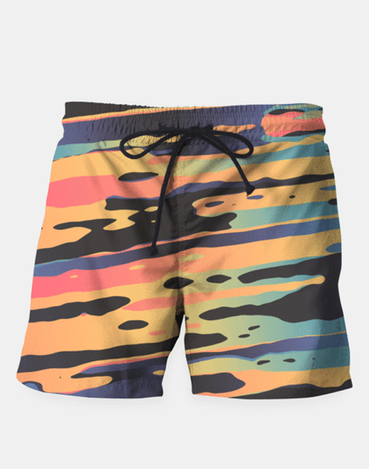 Maria Shorts SMALL (28"-18") / us Trippy Dawn Time Swim Shorts