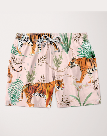 Ayaz Ahmed Shorts SMALL (28"-18") Tropical & Tiger Shorts