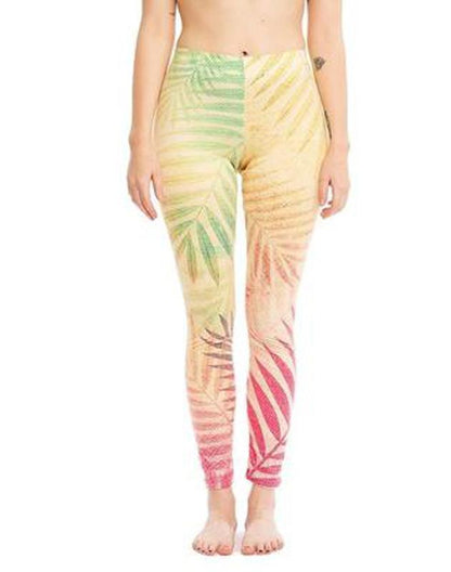 Virgin Teez Leggings Small Tropical Vibes Legging