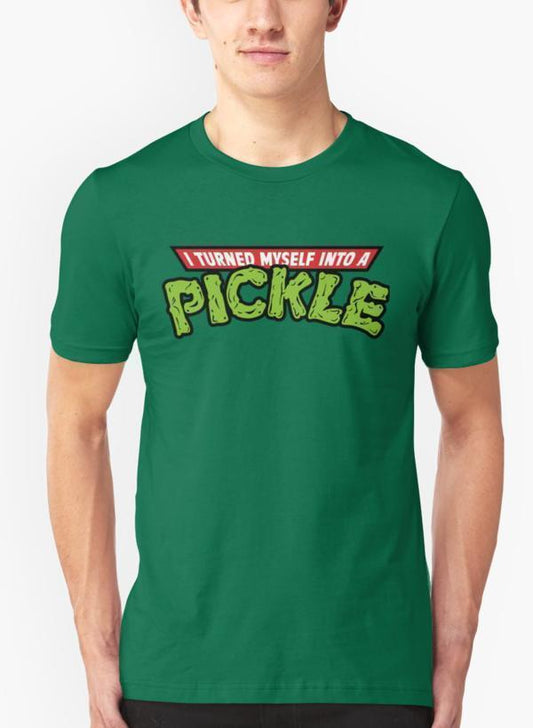 Ali Naqvi T-SHIRT Turned into a Pickle Green T-shirt