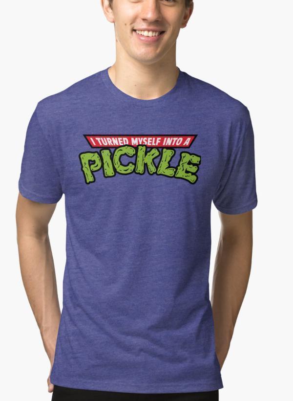 Ali Naqvi T-SHIRT Turned into a Pickle Purple T-shirt