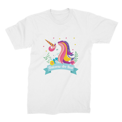 VIRGIN TEEZ Men T-Shirts White / Male / S Unicorns Are Real Premium Jersey Men's T-Shirt