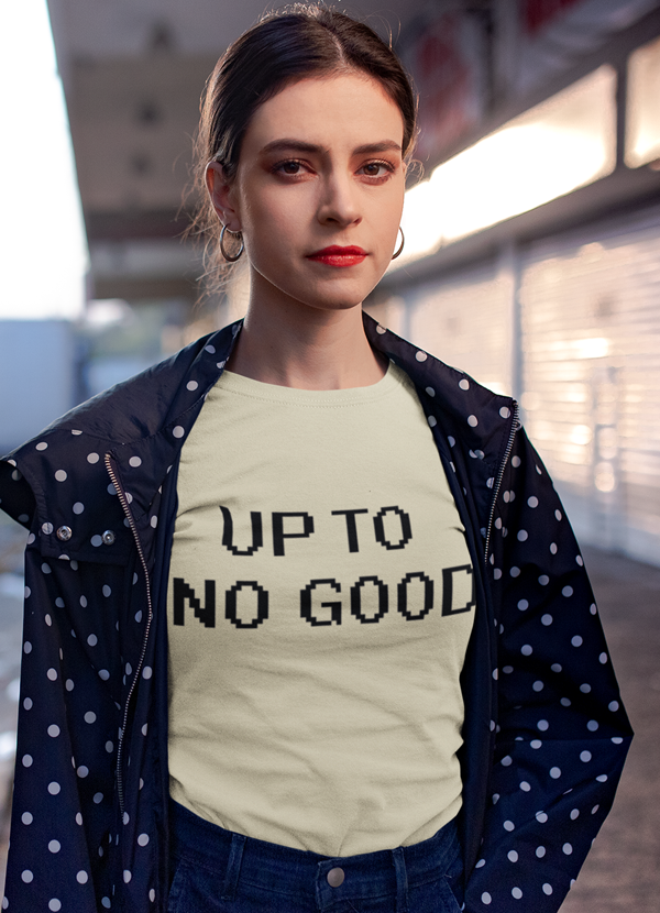 Virgin Teez Women T-Shirt Up to No Good Women T-shirt