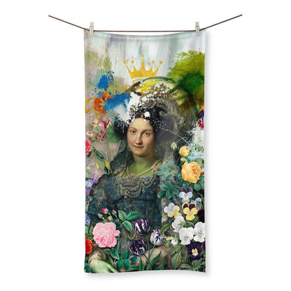 kite.ly Homeware 19.7"x39.4" Vandalized Monarchy Beach Towel