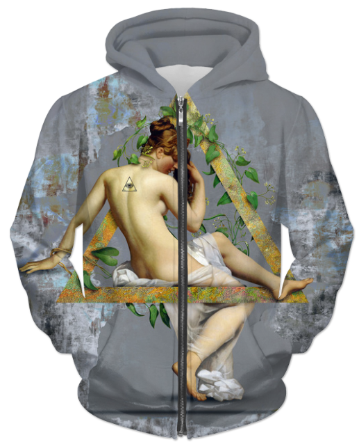 Virgin Teez Sublimation Hoodie Venus UNISEX ZIP HOODIE