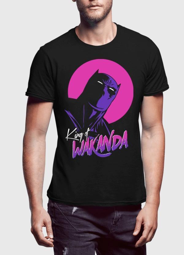 M Nidal Khan T-shirt SMALL / Black Wakanda Half Sleeves T-shirt