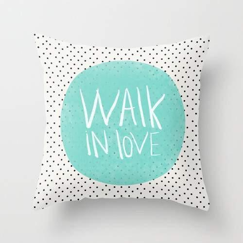 The Pillow pillows Walk in love polka dots Cushion/Pillow