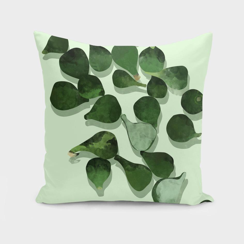 The Pillow pillows Watercolor Figs Cushion/Pillow