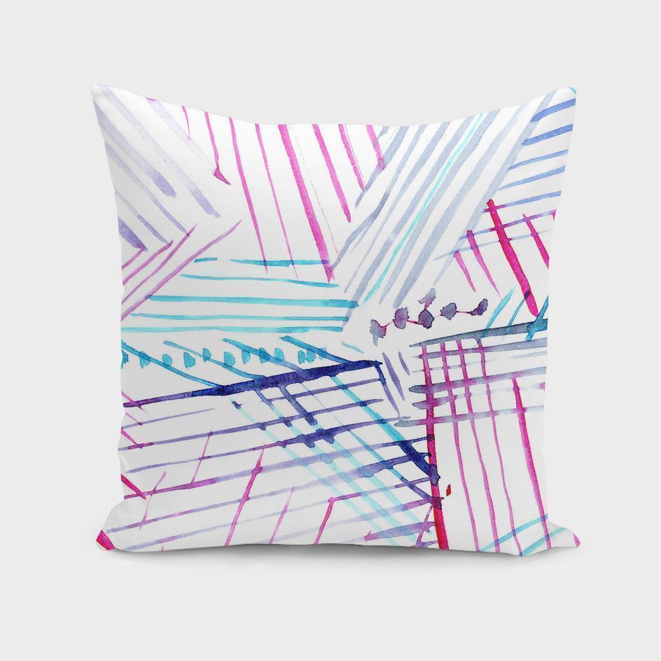 The Pillow pillows Watercolor geometry  Cushion/Pillow