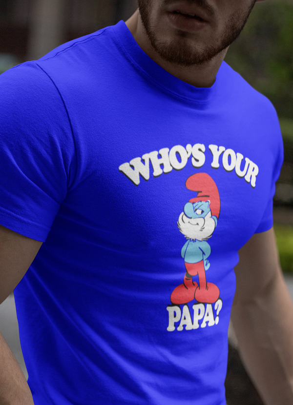 Virgin Teez T-SHIRT Who's Your Papa T-shirt