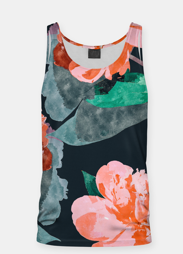 VIRGIN TEEZ Tank Top Wild Flower  Sublimation Adult Tank Top