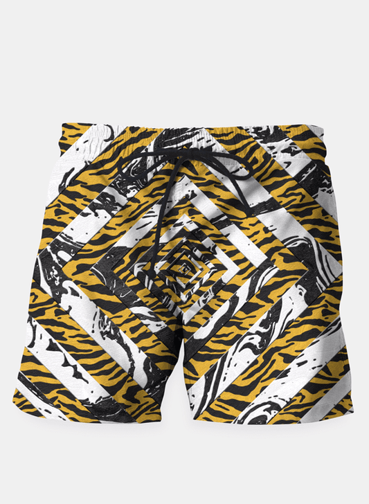 SANA NAZ Shorts Wild Geometric Marble Shorts