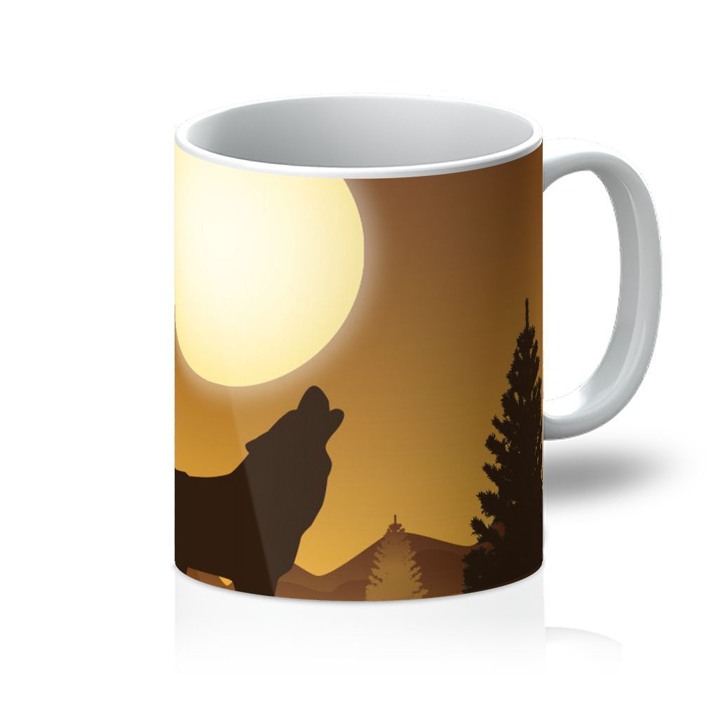 VIRGIN TEEZ Homeware 11oz Wolf Age Mug