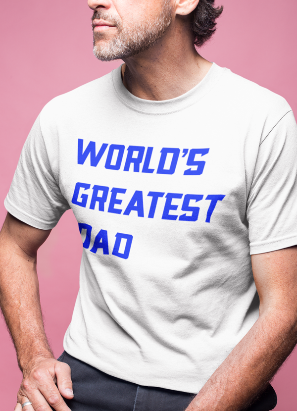 Virgin Teez T-SHIRT World,s greatest dad  T-shirt