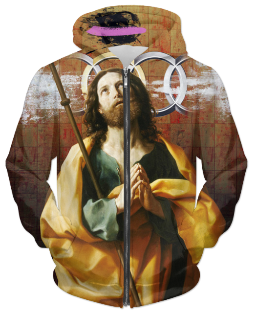 Virgin Teez Sublimation Hoodie Worship UNISEX ZIP HOODIE