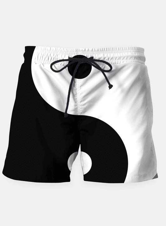 Mumtaz Ibrahim Shorts Yin Yang Shorts