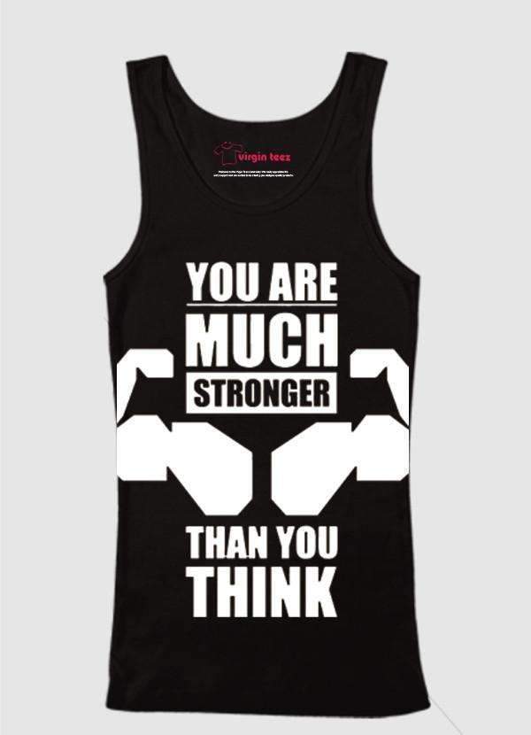 Ali Ahsan Tank Tops You Are Much Stronger Printed Tank Top