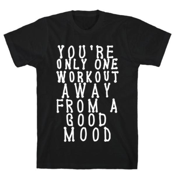 GYM FIT T-SHIRT YOU'RE THE ONE WORKOUT